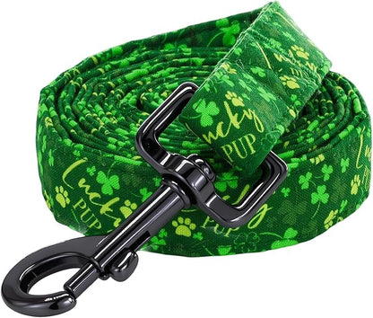 Dog Leash，St Patrick's Green Letter Trefoil Pet Leash Comfortable Padded Boy/Girl Durable Heavy Duty Leashes for Small Medium Large Dogs