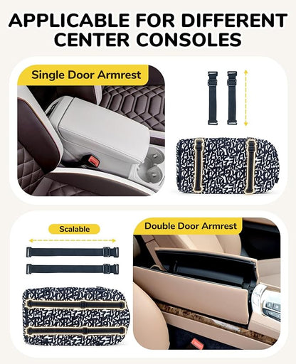 BurgeonNest Center Console Dog Car Seat for Small Dogs, Puppy Cat Car Seat Booster with Soft Cushion Safety Belt, Seats Safe & Cozy Metal Frame Armrest Dog Booster Pet Under 11 lbs (Graffiti)