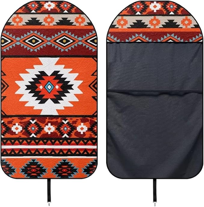 Coldinair Southwest Indian Antique Waterproof Towel Car Seat Covers,Beach Sweat Car Seat Protector Front Seats Only Universal Fit for Trucks
