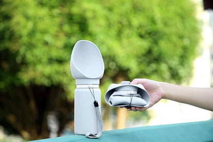 Dog Water Bottle,Portable Silicone Dog Water Cup, Collapsible, Leak-Proof, Walking Pet Drinking Bowl 550ML