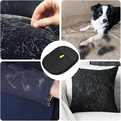 2 PCS Pet Hair Remover Gloves, Electrostatic Dog Hair Remover, Reusable Cat Hair Remover Grooming Gloves Brush Tool for Couch, Furniture, Carpet, Curtain