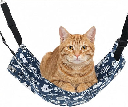 Cat Hammock for Cage, Adjustable Pet Hammock Soft Hanging Cat Bed for Cats, Puppy, Ferrets, and Small Animals