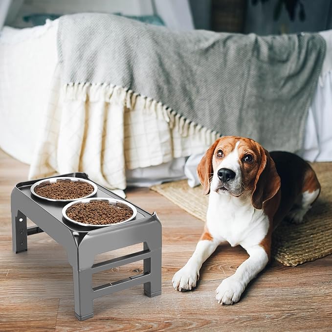 COMESOON 2 Pack 7.2" Stainless Steel Dog Bowls 50oz Thickened Durable Replacement Dog Food Bowls for Food and Water, Fit for COMESOON Bowl Stand DB-B01/DB-B03