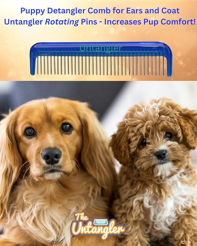 Pet Comb (5", Ocean Blue)