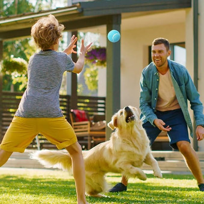 Prime Pets Dog Tennis Balls 3 Pack, 2.5” Durable High-Bounce Tennis Balls for Dogs, Squeaky Dog Ball for Fetch & Training, Outdoor Interactive Dog Toy Ball for Small and Medium Dogs