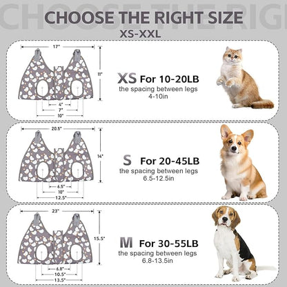 Dog Grooming Hammock Harness for Small Cats Dogs, Dog Grooming Sling for Cutting Nails, Pet Grooming Harness Hanging Holder Hanger for Nail Trimming with Nail Clippers, Nail File