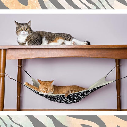 BBTO 3 Pcs Reversible Pet Hammock Soft Plush Cat Hanging Hammock Guinea Pig Bed Rat Cage Accessories for Puppy Dog Piggy Kitten Ferret Rabbit Other Small Animals(Dot)