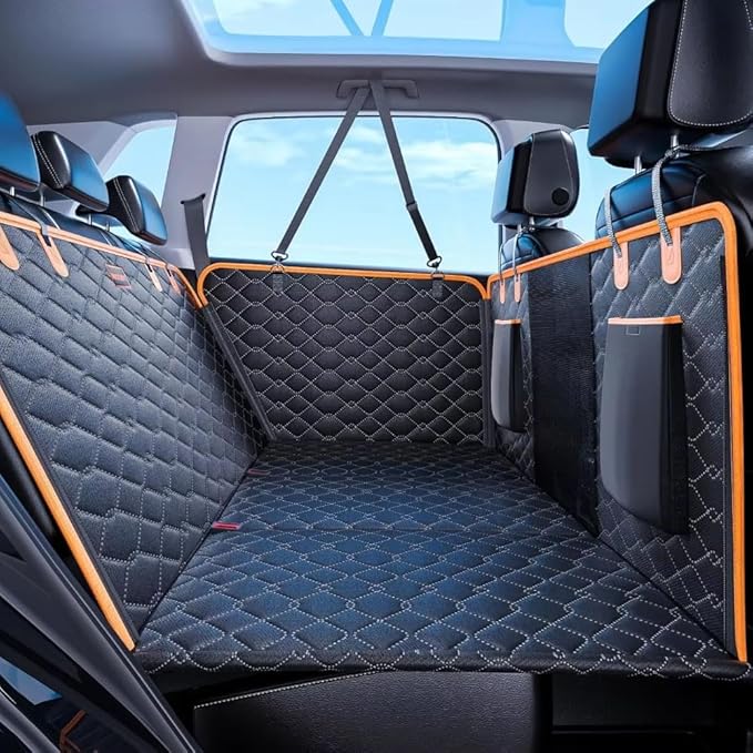 Car Seat Cover for Dogs, fit for Toyota Land Cruiser 2024-2026, Foldable Dog Hammock for Car Travel Accessories,Waterproof Dogs Backseat Cover for Car