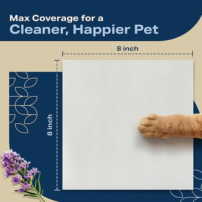 Dog Wipes for Paws and Butt - Plant Based Lavender Scented (Pack of 400) - Pet Wipes for Dogs and Cats - Deodorizing Non Toxic Dog Wipes, +12 Additional Travel Wipes