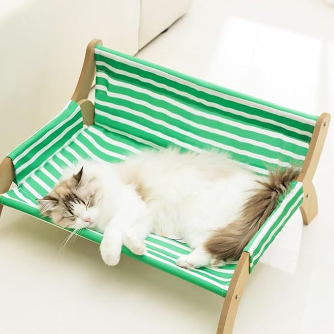 Cat Lounger, Cat Wall Hammock, Cats Sleeping Cat's Supplies, Elevated Bed, Detachable & Breathable Easy for Soothing Rest Multi Cats Households Indoor Living Room Bedroom Balcony
