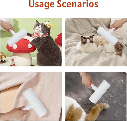 Pet Hair Removal Tool, Reusable Lint Roller for Pet Hair, Self Clean Cat Hair Remover with Dust Bin, Pet Hair Remover Roller, Dog Hair Remover for Couch,Furniture,Carpet,Sofa & Bedding.