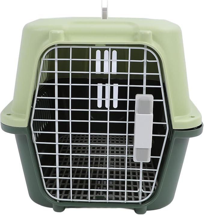 Portable Dog Crate, Large Capacity Airline Approved Pet Carrier, Travel Dog Crate | Small Animal Cage | Cat Carrier Hard | Plastic Dog Crate | Hard Sided Pet Travel Carrier for Pet