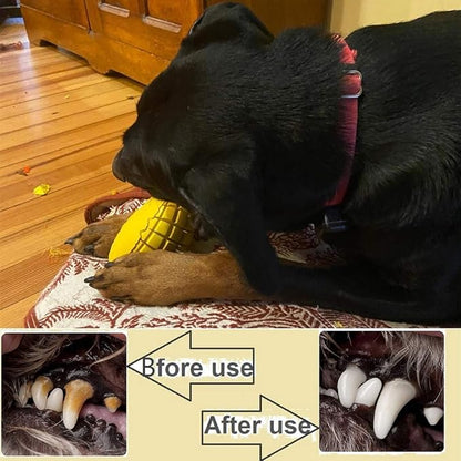 Upgrade Mango Dumbbells Dog Chew Toys for Aggressive Chewers Large Dogs, Indestructible Tough Dog Toys Interactive Durable with Mango Scent, Dental Clean Highly Bite Resistant