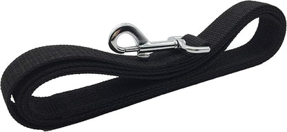 TAIAN 5 FT Strong Dog Leash, Nylon Dog Leashes for Small Medium Large Dogs Black