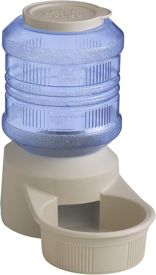 Pet Lodge® Chow Tower Deluxe | Gravity Pet Feeder | Dog Food Dispenser | Automatic Dry Food Dispenser (8 Pound)