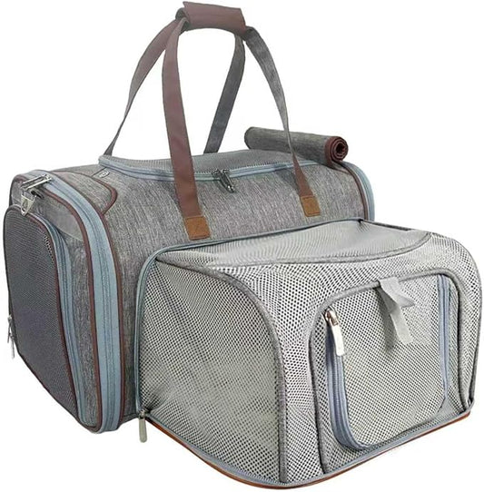 Mr. Peanut's Gold Series Standard Size Airline Compliant Expandable Pet Carrier V3.0