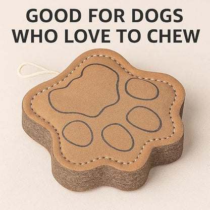 Natural Jute Dog Chew Toy – Tough Paw-Shaped Puppy Teething Toy, Durable & Safe Chew for Small, Medium & Large Dogs, Tug & Interactive Training & Play Toy
