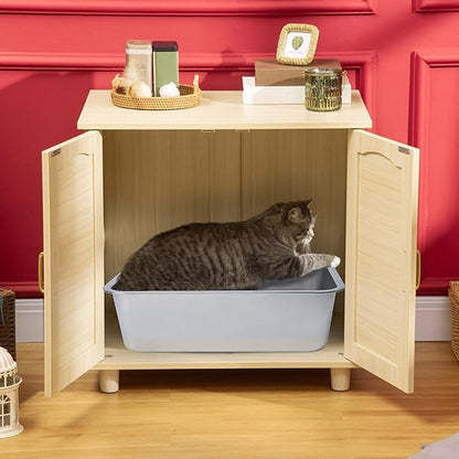 Stainless Steel Litter Box, Metal Litter Box, Cat Litterbox for Kitten, Kitty, Rabbit, 6" High Side Cats Litter Boxes, Cat LitterBox, No Smell, Non Stick, Easy to Clean