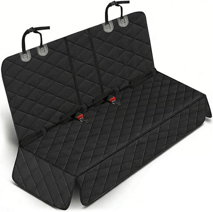 Dog Car Seat Cover for Rear Seat, Waterproof & Scratch-Proof Pet Seat Protector, Nonslip Car Seat Cover for Dogs, Universal Fit for Cars, Trucks & SUVs, Standard Size