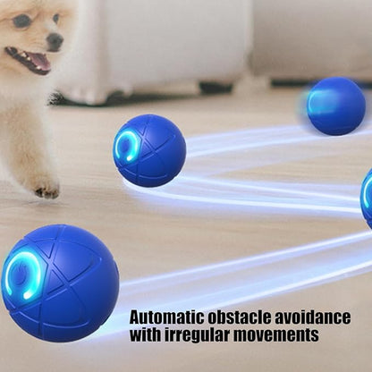 Interactive Dog Toys, Self-Moving Ball, 2026 New Dog Ball Automatic Toy for Small-Medium/Large Dogs, Funny Dogchew Toys, Electric Bouncing Vibrating Dogs Balls,USB Rechargeable