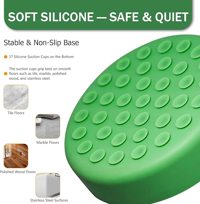 Silicone Slow Feeder Cat Bowl for Small Dogs, Strong Suction Cup Anti-Tip Anti-Choking Chew-Resistant Pet Feeding Bowls