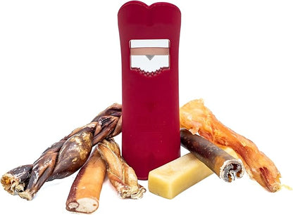 Bully Bunches Mega Hold Anti-Choking Bully Stick Safety Holder for Small, Medium and Large Dogs - Fits All Sized Bully Sticks & Works with Other Chews