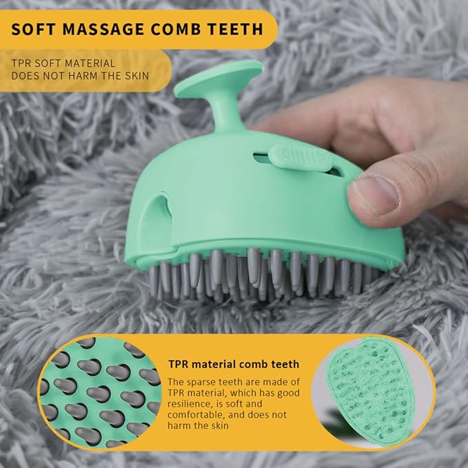 Cat Steam Brush for Shedding, 4 in 1 Rechargeable Steam Brush for Cats and Dogs, Anti-Static, Massage, Cleaning, Shedding & Combing All in One!