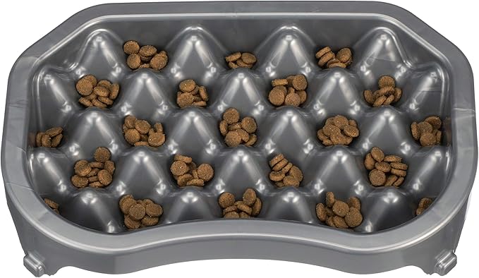 Neater Pet Brands Neater Slow Feeder Dog Bowls, Slows Down Fast Eaters to Help Digestion & Prevent Overeating, Non-Slip Dog Bowl, BPA-Free, Holds 6 Cups of Food for Medium to Large Breed Dogs or Puppy