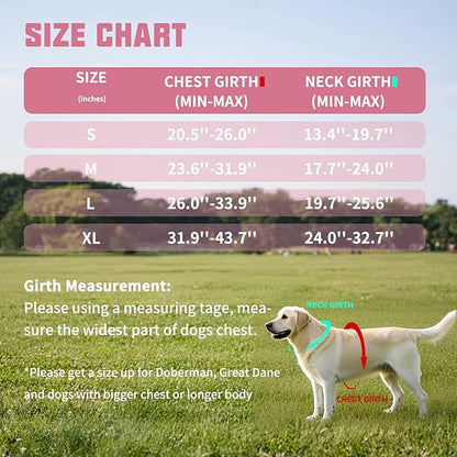 AUROTH Dog Harness and Leash Set, Soft Padded Service Dog Vest with 5.25FT Dog Leash, No Choke, Easy On Pet Vest, Adjustable Reflective No Pull Dog Harness Small Sized Dog, Easy Walking and Training