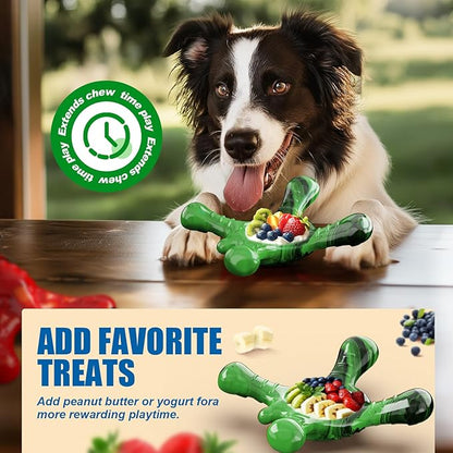 Dog Toys for Aggressive Chewers, Nylon Indestructible Dog Toy for Medium Large Dogs, Hedgehog Ddog Chew Toys with Bacon Flavor, Long Lasting, Dog Toys for Boredom, Green