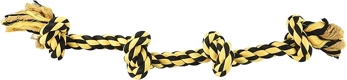 Multipet Nuts for Knots Long 4 Knot Rope Dog Toy