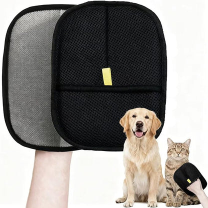 2PCS Pet Hair Removal Glove, Reusable Grooming Gloves for Pet Hair, Washable Cat & Dog Hair Remover for Couch, Furniture, Clothing, Carpet, Car Seats, Bed Sheet