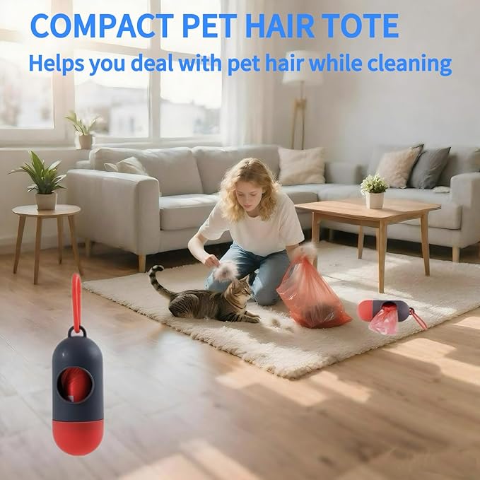 Pet Hair Removal Gloves, Reusable Electrostatic Pet Grooming Gloves for Cats & Dogs' Fall Winter Season, Hair Removal Suitable for Clothes, Carpets, Sofas, Furniture-2 Pcs