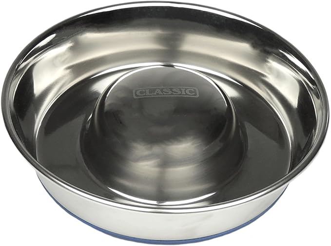Classic Pet Products Classic Super Premium Steel Slow Feeder, Small, 1700 ml