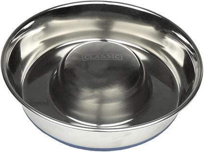Classic Pet Products Classic Super Premium Steel Slow Feeder, Small, 1700 ml