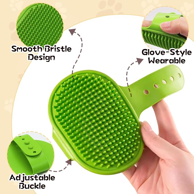 Silicone Grooming Strap Pad for Cats, 2025 New Cat Self Groomer Brush Adjustable Silicone Cat Self Groomer Brush, Multifunctional Cats Combs Massager for Cats Tree Furniture Sofa Chair Legs (Colorful)