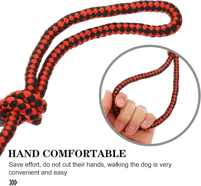 3pcs Dog Training Ball on Rope Dog Rope Toys Ball Exercise Rubber on for Pet Training Playing Chewing Reward Fetch Play