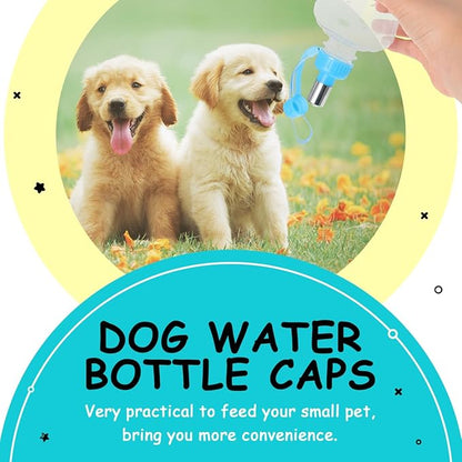 SUPVOX Portable Dog Water Bottle Leak-Proof Cap Outdoor Pet Water Dispenser for Small Dogs Cats Rabbits Hiking Travel