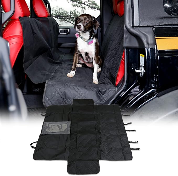 IAG I-Line Rear Seat Pet Mat Protector for Ford Bronco 4 Door 2021+ (Not Sport)