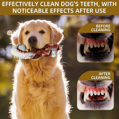 Indestructible Dog Toys for Aggressive Chewers, Tough and Durable Chew Toys for Large Medium Dogs, Interactive Dog Chew Toys to Keep Them Busy (F Squirrel+Crab)