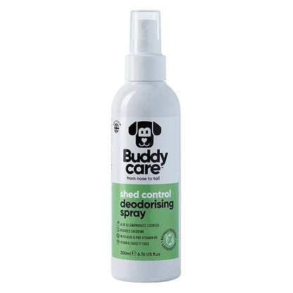 Dog Deodorising Spray - Deodorising Spray for Dogs - With Aloe Vera and Pro Vitamin B5 (Aloe Vera & Lemongrass, 200ml)
