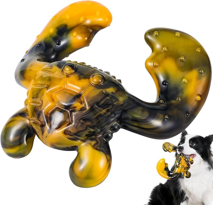Dog Chew Toys for Aggressive Chewers – Tough Indestructible Dog Toy for Large Dogs, Durable Long-Lasting Chew Bones, Heavy Duty Interactive Dog Toys to Keep Dogs Busy & Relieve Boredom