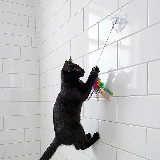 Large Clear PVC Window Perch Suction Cups for Cat Hammocks, Beds & Perches - 4 Pack Strong Replacement Sucker Pads (3.37in)
