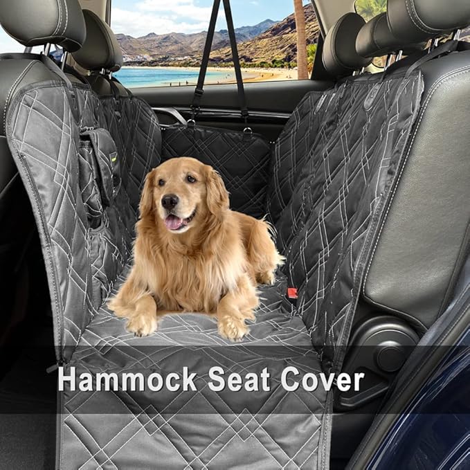 nanbowang Dog Car Seat Cover 54 Inch Protector Waterproof Scratchproof Nonslip Hammock for Dogs