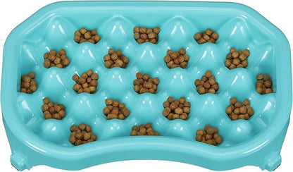 Neater Pet Brands Neater Slow Feeder Dog Bowls, Slows Down Fast Eaters to Help Digestion & Prevent Overeating, Non-Slip Food Bowl, BPA-Free, Holds 2.5 Cup of Food for Small to Medium Breed or Puppy