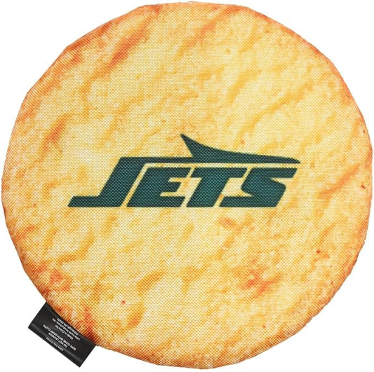 Littlearth New York Jets NFL Black and White Cookie Flying Disc Dog Toy