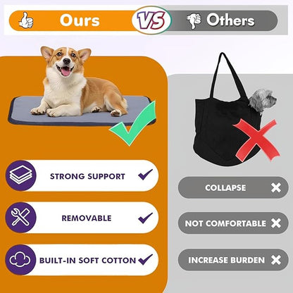 Dog Purse Carrier for Small Dogs with Pocket,Dog Carriers Soft Sided,Pet Carrier Purse for Puppy and Cats Up to16 lbs,Dogs and Puppies Tote Bag Carrier,Collapsible Travel Puppy Carrier