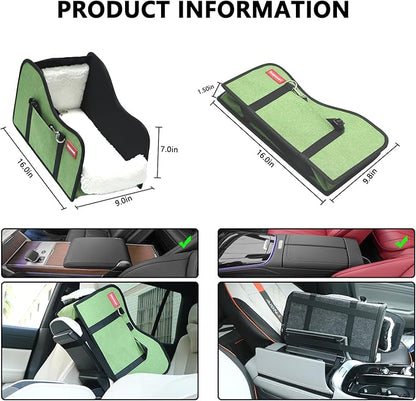 Center Console Dog Car Seat,Console Dog Car Seats for Small Dogs Pet & Cat