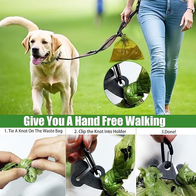 Dog Waste Bag Dispenser Pet Poop Bags Holder for Doggie Waste Bags Dispensers Soft Fabric Zipper Small Doggy Puppy Pouch for Leash Accessory Attachment with Carrier,Paw Print, No-XYBpurple