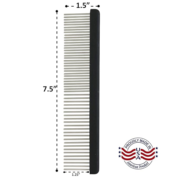 Professional Comb Dual-Spaced with Extra-Long silky smooth teeth